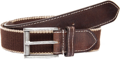 60% OFF on Pacific Gold Men Casual Brown Genuine Leather Belt Brown