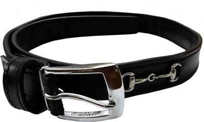 56% OFF on Sterling Germany Boys, Men, Women, Girls Casual, Party, Evening, Formal Black Genuine Leather Belt Black-01