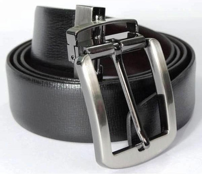 50% OFF on Midas Men Formal Multicolor Genuine Leather Reversible Belt Black, Brown