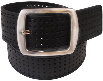 Newhide Men Casual Black Genuine Leather Belt Black