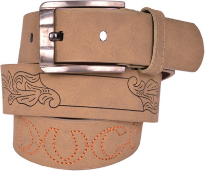 61% OFF on Duck Men Casual, Evening/Party Beige Artificial Leather Belt Beige