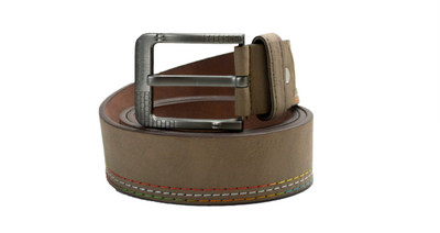 61% OFF on Drakemen Men Casual Grey Genuine Leather Belt Gray0