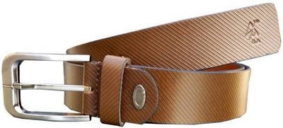 57% OFF on Sondagar Arts Men Formal Brown Genuine Leather Belt Brown