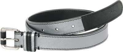 40% OFF on Ilina Women Casual Black, Grey Genuine Leather, Metal Belt Grey and Blue