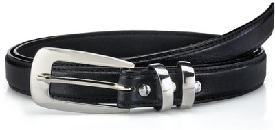 63% OFF on Oleva Women Casual, Formal Black Genuine Leather Belt Black