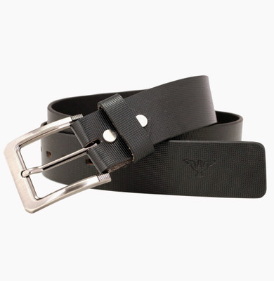 14% OFF on kamillo Men, Women Casual Black Genuine Leather Belt Black
