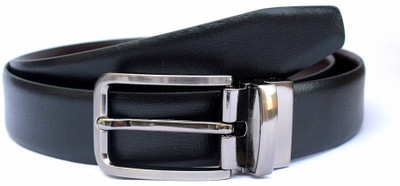 30% OFF on Tops Men Formal Black, Brown Genuine Leather Reversible Belt Black and Brown