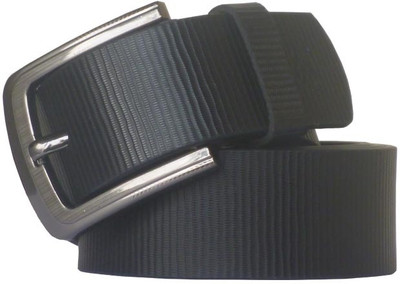 57% OFF on Sondagar Arts Men Casual Black Genuine Leather Belt Black