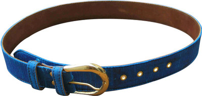 38% OFF on Vasthra Women Casual Blue Fabric, Genuine Leather Belt Blueslk004 38% OFF on Vasthra Women Casual Blue Fabric, Genuine Leather Belt Blueslk004