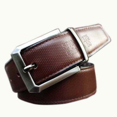 57% OFF on Winsome Deal Men Casual Brown Synthetic Reversible Belt Brown