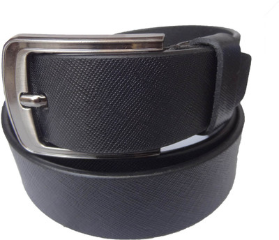 75% OFF on Ex Corio Men Semi-formal Black Genuine Leather Belt Black