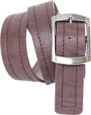 31% OFF on Uno Men Formal, Semi-formal Brown Artificial Leather Belt Brown