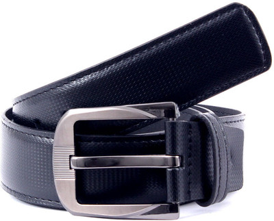 37% OFF on Pacific Gold Men Formal, Casual Black Artificial Leather Belt Black
