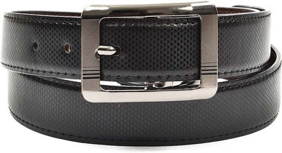 65% OFF on Royal Son Men Casual, Formal Black, Brown Genuine Leather Reversible Belt Black
