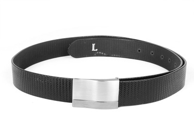 55% OFF on Ligans NY Men Formal, Casual Black Genuine Leather Belt Black
