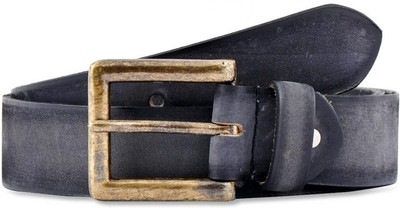 75% OFF on Buckle Up Men Casual Black Genuine Leather Belt Black