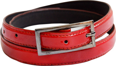 54% OFF on Bizarre Girls Casual Red Artificial Leather Belt Dotted-R