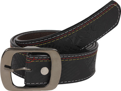 81% OFF on G-MOS Men Casual Black Artificial Leather Belt Black02