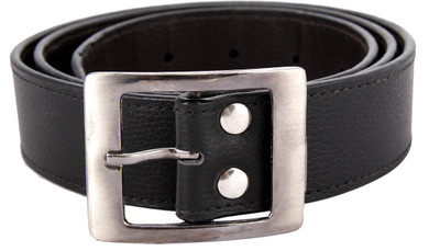 60% OFF on ADS Men Formal Black Genuine Leather Belt Black