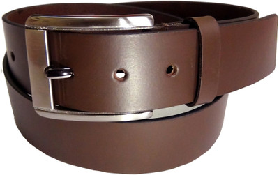 70% OFF on Manshkhino Men Formal Brown Genuine Leather Belt BRN