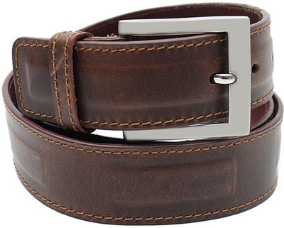 35% OFF on Walletsnbags Men, Boys Formal Brown Genuine Leather Belt B1