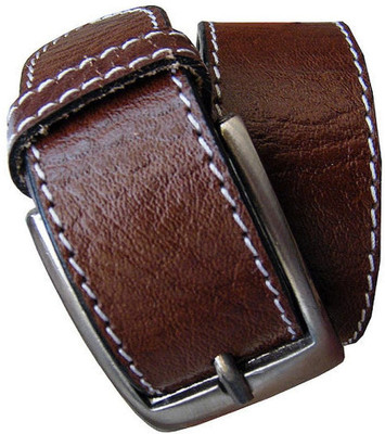 60% OFF on Winsome Deal Men Formal Brown Artificial Leather Belt Brown