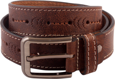 50% OFF on Grhk Men Formal Brown Genuine Leather Belt Brown-70
