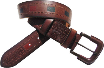 11% OFF on Swiss military Men Formal, Evening, Party Brown Genuine Leather Belt Brown-11 11% OFF on Swiss military Men Formal, Evening, Party Brown Genuine Leather Belt Brown-11