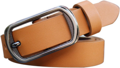 47% OFF on Winsome Deal Women Formal, Casual Tan Artificial Leather Belt Tan