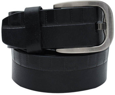15% OFF on Walletsnbags Men Casual Black Genuine Leather Belt B 49-BLK