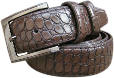 65% OFF on Winsome Deal Men Formal Grey Belt Grey