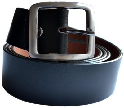 58% OFF on Cuero Men, Boys Casual, Party Black Genuine Leather Belt Black-862