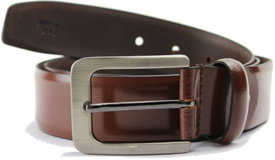 Doc & Mark Men Formal Brown Genuine Leather Belt Brown