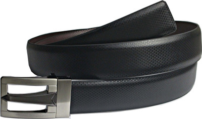 56% OFF on Abhinavs Men Formal, Casual Black, Brown Genuine Leather Reversible Belt BLBW25