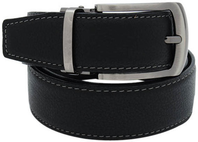 27% OFF on Walletsnbags Men Formal Black Genuine Leather Belt B41-BLK