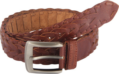 36% OFF on Honey Badger Men Casual Brown Genuine Leather Belt Brown_03
