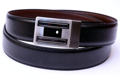 53% OFF on Moac Men Casual Black, Brown Artificial Leather Reversible Belt Black, Brown