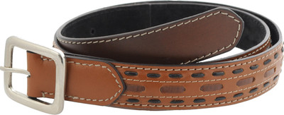 tZaro Men Casual Tan Genuine Leather, Metal Belt Tan tZaro Men Casual Tan Genuine Leather, Metal Belt Tan
