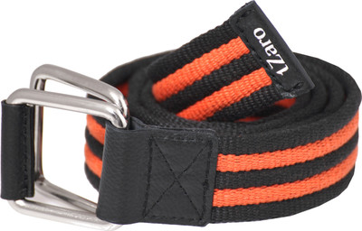 16% OFF on tZaro Men Casual Orange, Black Fabric, Metal, Genuine Leather Belt Black and Orange 16% OFF on tZaro Men Casual Orange, Black Fabric, Metal, Genuine Leather Belt Black and Orange