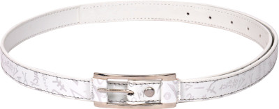 60% OFF on Scarleti Girls Casual White Artificial Leather Belt White