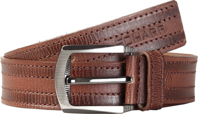 58% OFF on Scharf Men Formal, Casual Brown Genuine Leather Belt Brown 08
