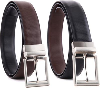 73% OFF on Bluth Men Formal Black Artificial Leather Reversible Belt Black, Brown 73% OFF on Bluth Men Formal Black Artificial Leather Reversible Belt Black, Brown