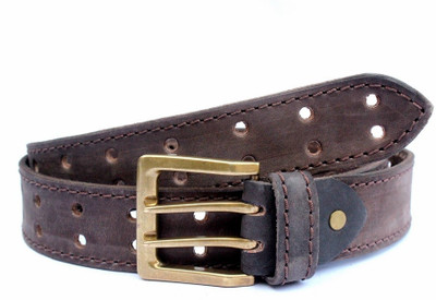 58% OFF on Tops Men, Women Casual Brown Genuine Leather Belt Brown