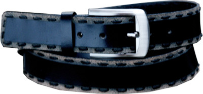 31% OFF on Walletsnbags Men Casual Black Genuine Leather, Genuine Leather Belt B 44-BLK