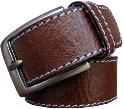 56% OFF on Winsome Deal Men Formal Genuine Leather Belt Brown