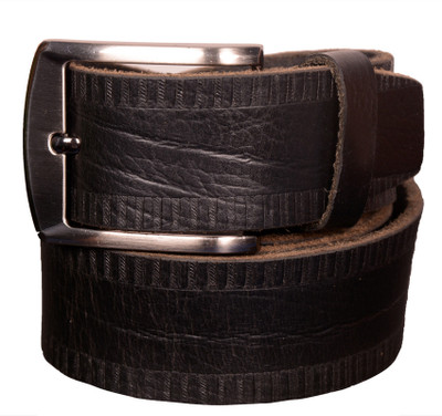 52% OFF on Cops Men Formal, Casual Black Genuine Leather Belt Black