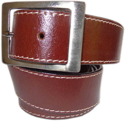 51% OFF on Good Life Stuff Men Formal Brown Genuine Leather Belt Brown