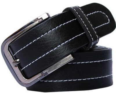 54% OFF on Winsome Deal Men Formal, Casual Black Artificial Leather Belt Black