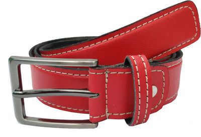 40% OFF on Opaque Men Casual Red Artificial Leather Belt Red 40% OFF on Opaque Men Casual Red Artificial Leather Belt Red