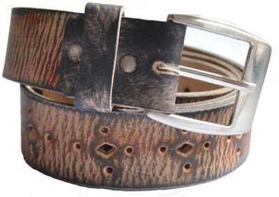 58% OFF on Cuero Men, Boys Casual, Formal, Party Orange, Black Genuine Leather Belt Orange-201